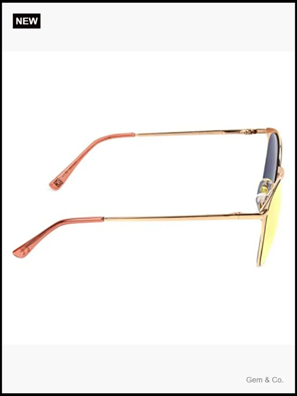 Round Metal Frame Sunglasses with Scratch Resistant Lenses UV Protection 56mm